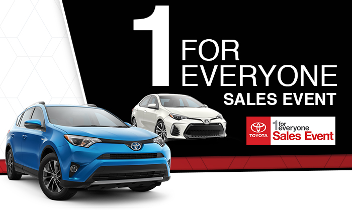The 1 For Everyone Sales Event
