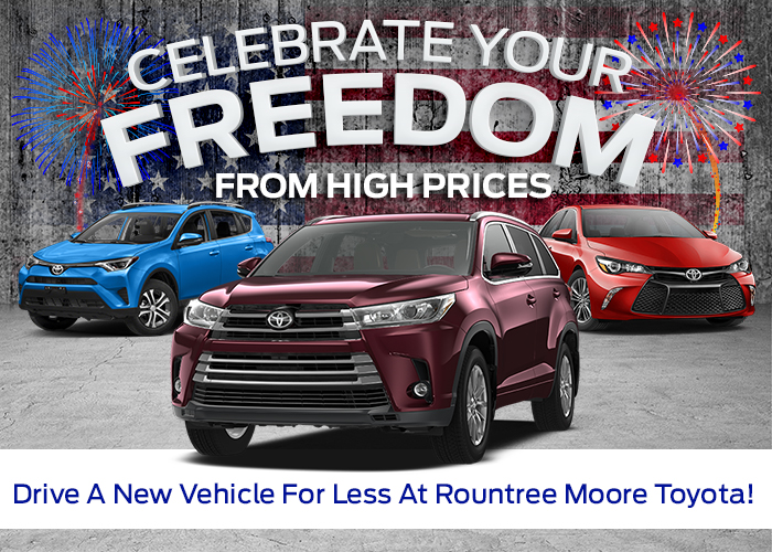 Drive A New Vehicle For Less At Rountree Moore Toyota!