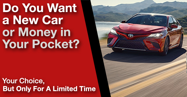 Do You Want a New Car or Money in Your Pocket?