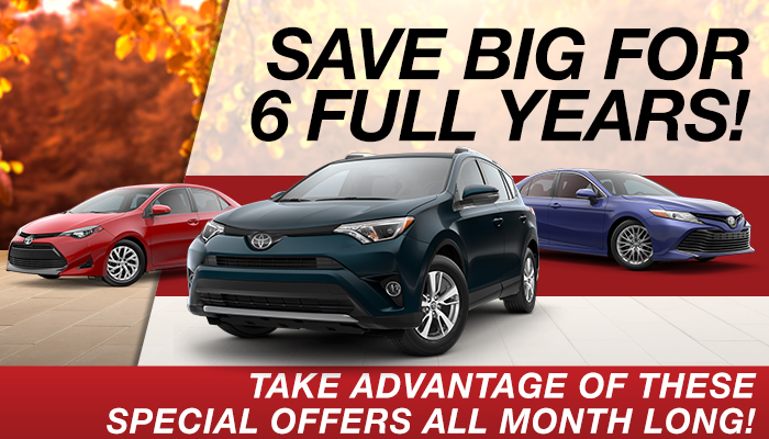 Save Big For 6 Full Years!