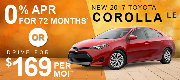 New 2017 Toyota Corolla LE