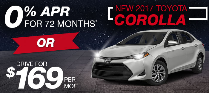 New 2017 Toyota Corolla