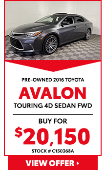 Pre-Owned 2016 Toyota Avalon Touring 4D Sedan FWD