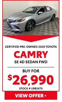 2020 Toyota Camry SE 4D Sedan FWD