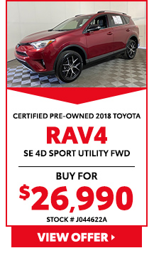 2018 Toyota RAV4 SE 4D Sport Utility FWD