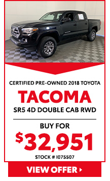2018 Toyota Tacoma SR5 4D Double Cab RWD