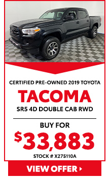 2019 Toyota Tacoma SR5 4D Double Cab RWD