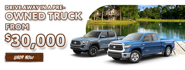 preowned trucks from $30,000