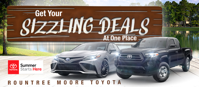 Special promotional offer from Rountree Moore Toyota