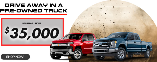 preowned trucks from $30,000