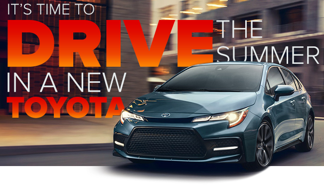 Time To Drive The Summer In A New Toyota