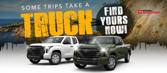 Some Trips take a Truck - Find yours now