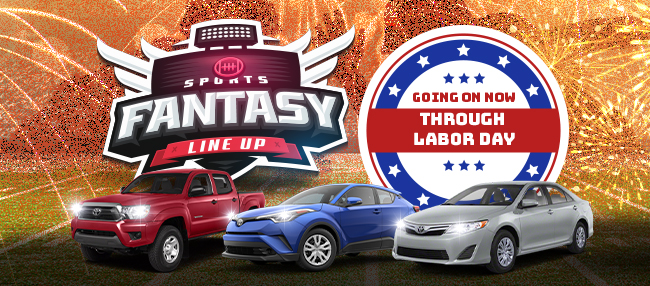 Sports Fantasy Line up - Going on now through Labor Day