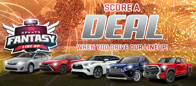 Sports fantasy line up - Score a deal when you drive our lineup