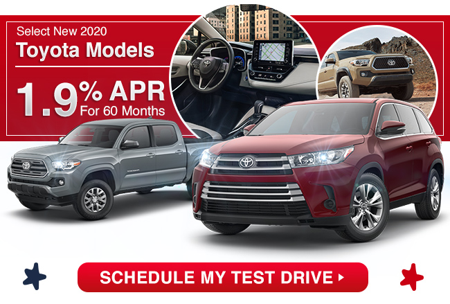 Select New Toyota Models
