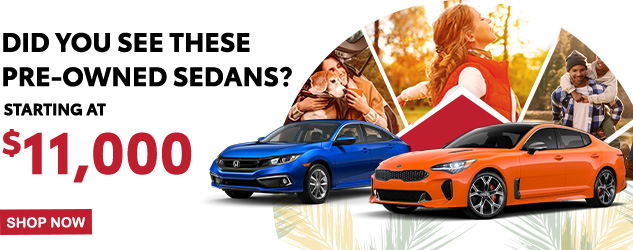 did you see these pre-owned sedans starting at $11,000