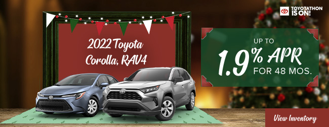 Special apr offer on New Toyota models