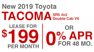 New 2019 Toyota Tacoma SR5 Double Cab V6