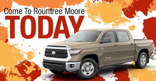 Come To Rountree Moore Toyota Today