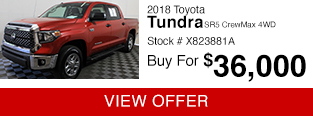 Pre-Owned 2018 Toyota Tundra SR5 CrewMax 4WD