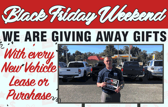 This Black Friday Weekend, We're Giving Away Gifts With Every New Vehicle Purchase