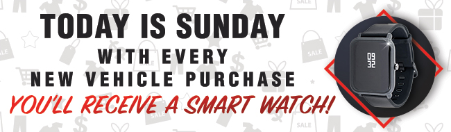 With Every New Vehicle Leased or Purchased, We're Giving Away A Smart Watch!
