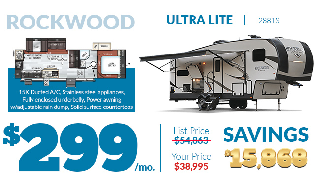 Rockwood Ultra Lite 2881S