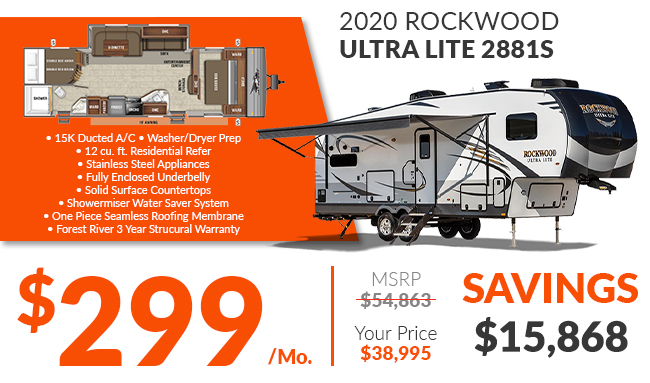 Rockwood Ultra Lite 2881S