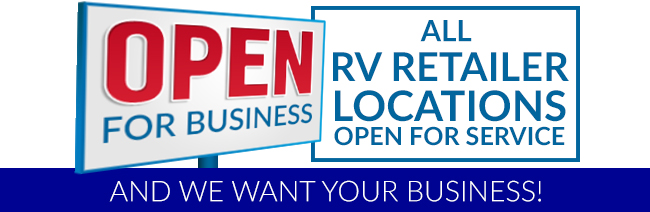 All RV Retailer Locations Open for Service