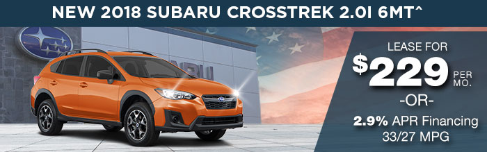 New 2018 Subaru Crosstrek