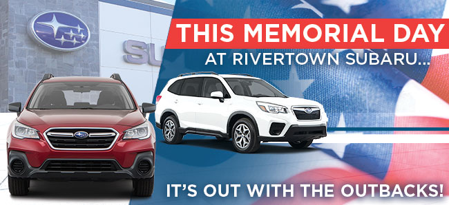 This Memorial Day At Rivertown Subaru…