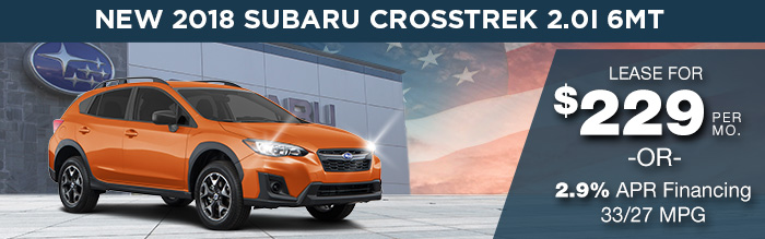 New 2018 Subaru Crosstrek