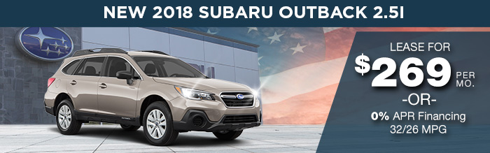 New 2018 Subaru Outback