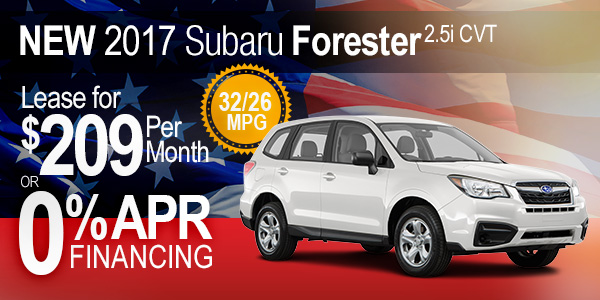 New 2017 Subaru Forester 2.5i CVT
