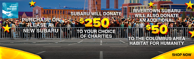 we'll donate to charity when you buy a car