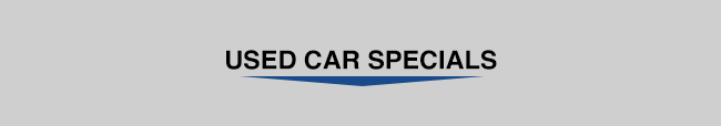 used car specials banner