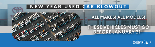 new year used car blowout