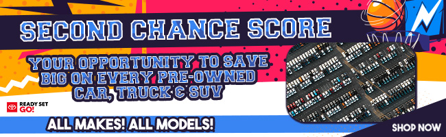 second chance score. See dealer for details.
