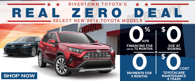 Rivertown Toyota Real Zero Deal