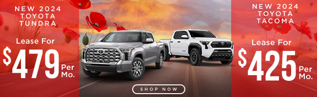 2024 Toyota Tundra and Tacoma  Lease offers