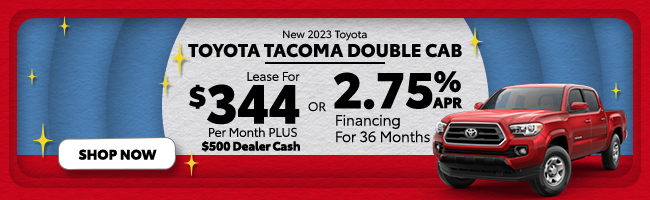 Toyota Tacoma Double Cab lease offer