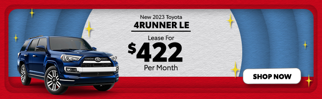 2023 Toyota 4Runner lease offer