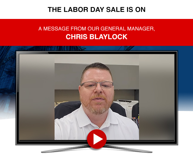 a video message from our General Manager