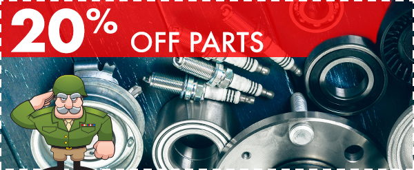 20% off parts