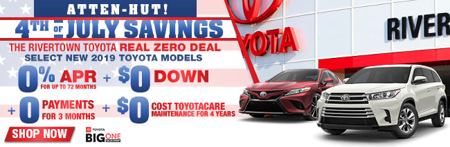 The Rivertown Toyota Real Zero Deal!