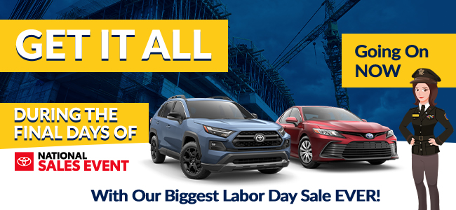 The Rivertown Toyota Labor Day Event is on - With Our Biggest Labor Day Sale EVER
