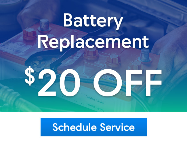 battery replacement service offer at Spitzer Acura