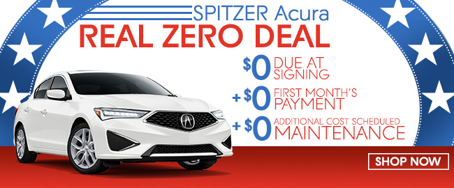 Spitzer Acura’s Real Zero Deal!
