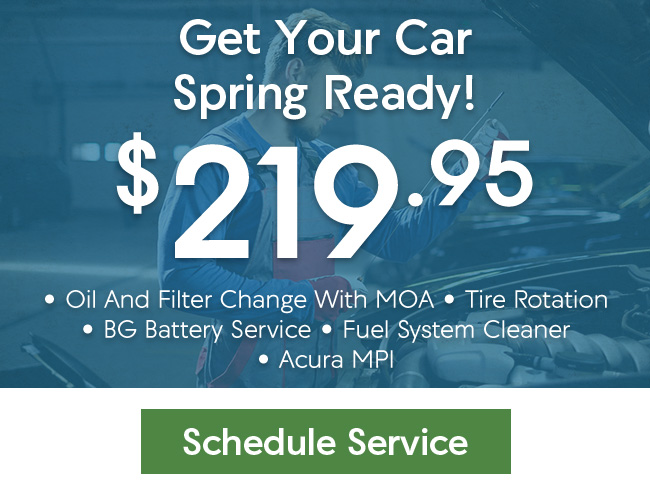 winter service offer at Spitzer Acura