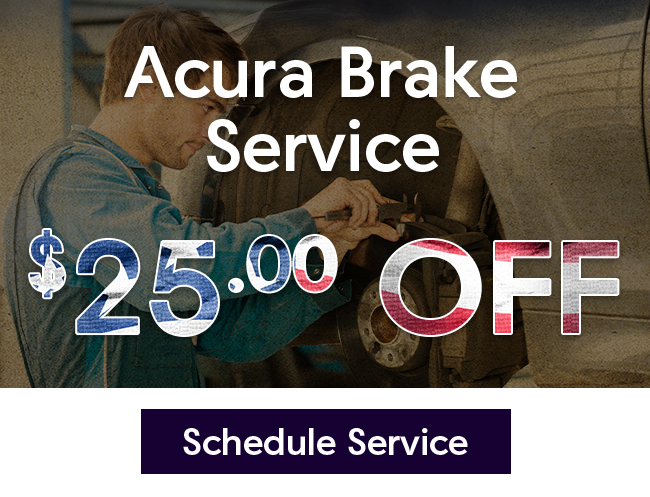 brake service offer at Spitzer Acura